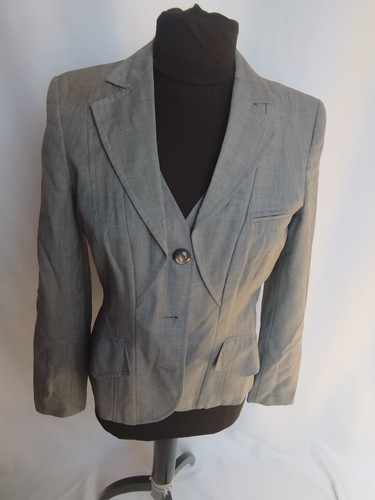 Heine grau damen blazer 36 - grau, gr